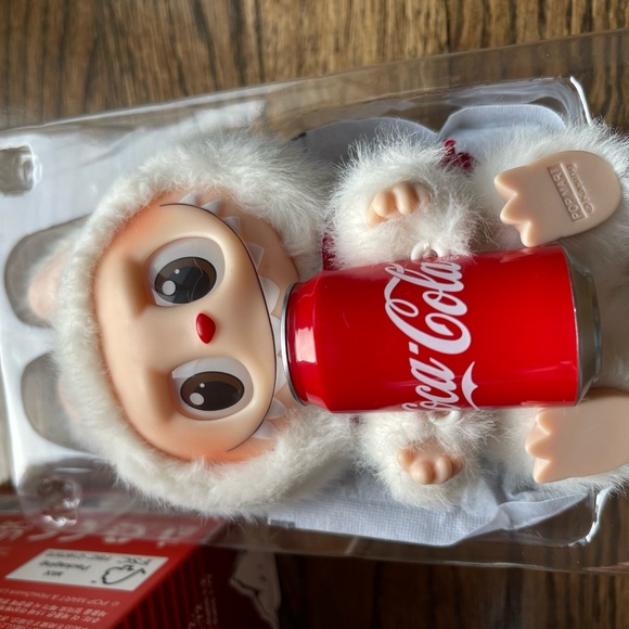 POP MART Other - The Monsters Coca-Cola Vinyl Face Happy Factor NIB open from bottom resealed